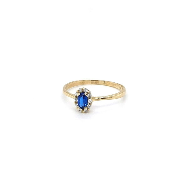 Nhẫn vàng đính đá sapphire