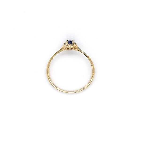 Nhẫn vàng đính đá sapphire