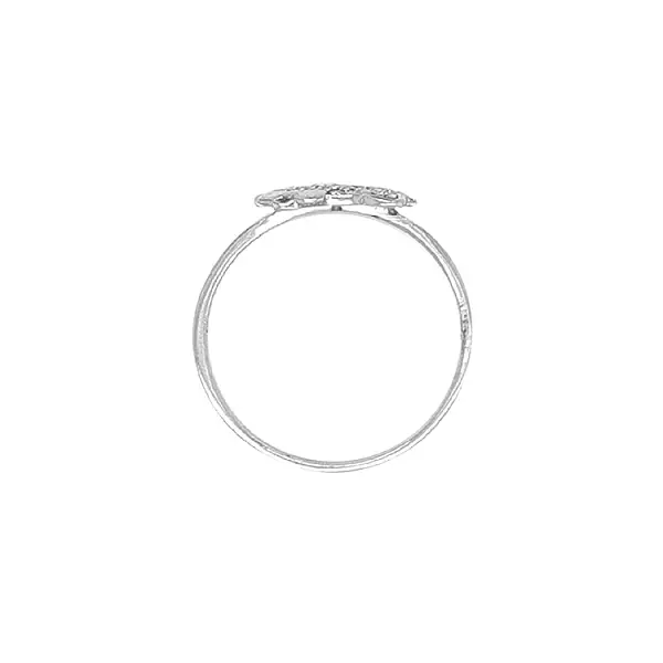 Nhẫn vàng Hello Kitty đính đá zircon