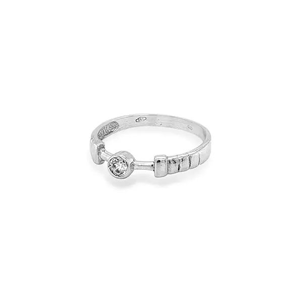 Nhẫn vàng đính đá zircon