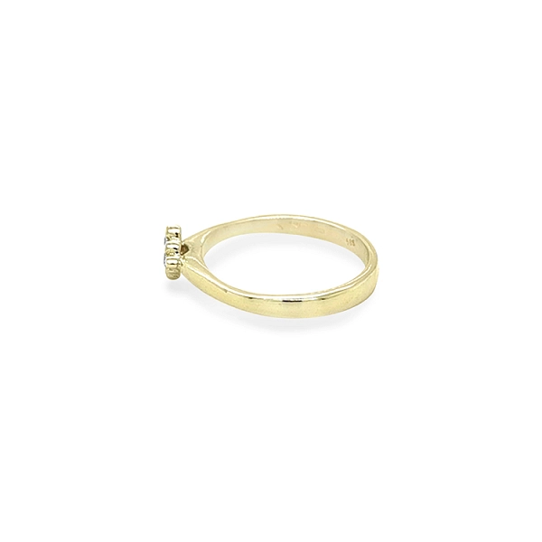 Nhẫn vàng đính đá zircon