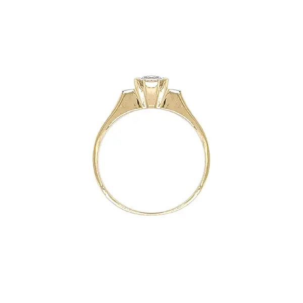 Nhẫn vàng đính đá zircon