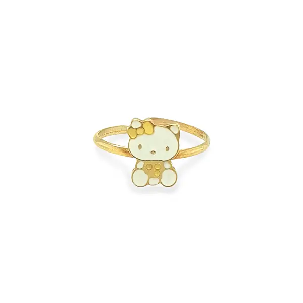 Nhẫn em bé vàng Hello Kitty