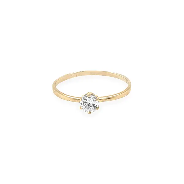 Nhẫn vàng đính đá zircon