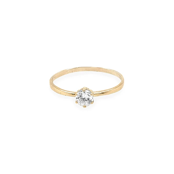 Nhẫn vàng đính đá zircon