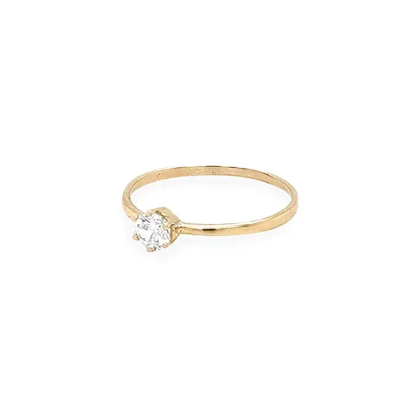 Nhẫn vàng đính đá zircon