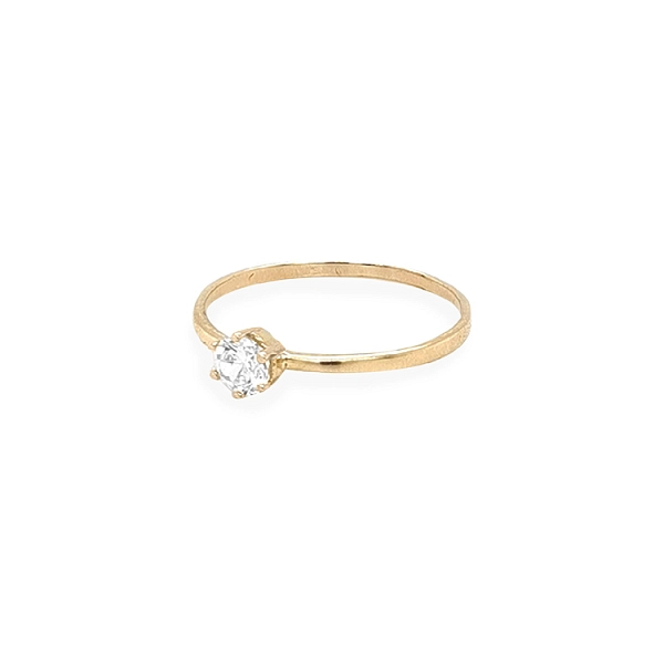 Nhẫn vàng đính đá zircon