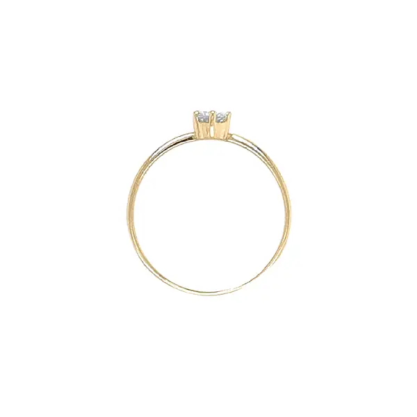 Nhẫn vàng đính đá zircon