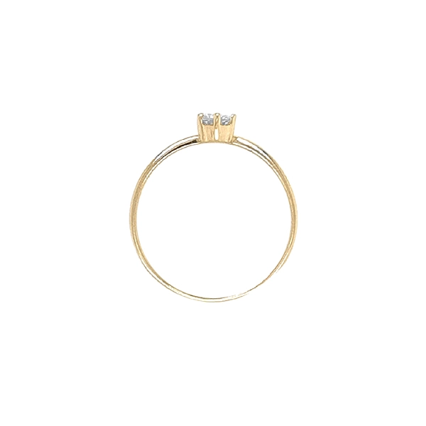 Nhẫn vàng đính đá zircon