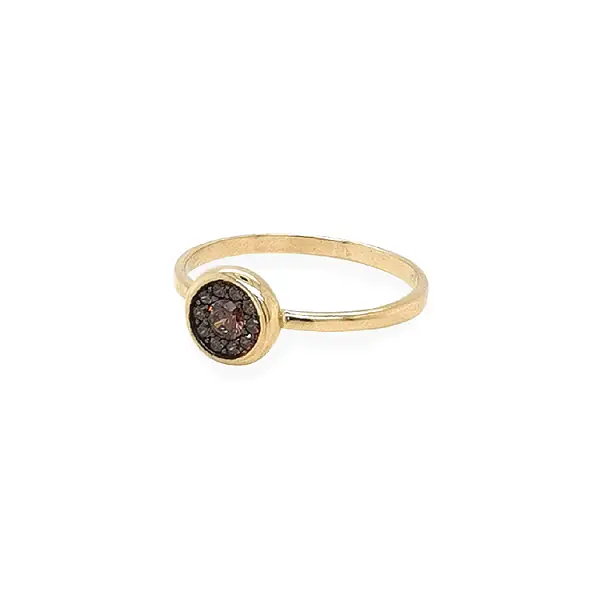 Nhẫn vàng đính đá zircon