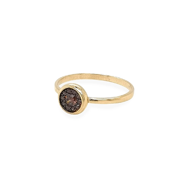 Nhẫn vàng đính đá zircon