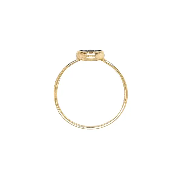 Nhẫn vàng đính đá zircon