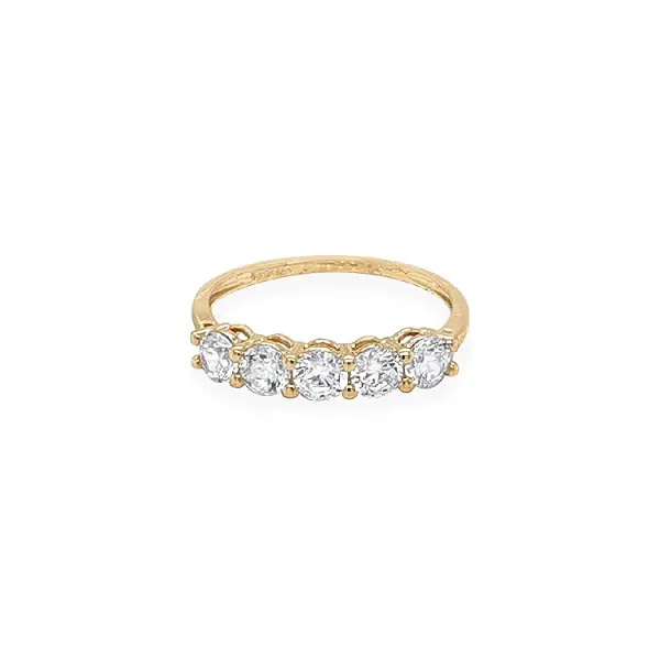 Nhẫn vàng đính đá zircon