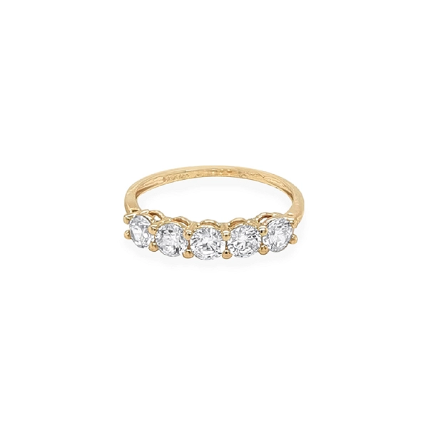 Nhẫn vàng đính đá zircon