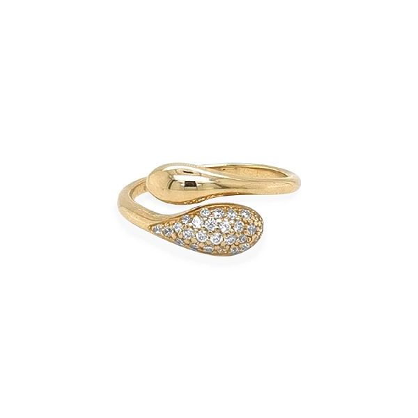 Nhẫn vàng đính đá zircon