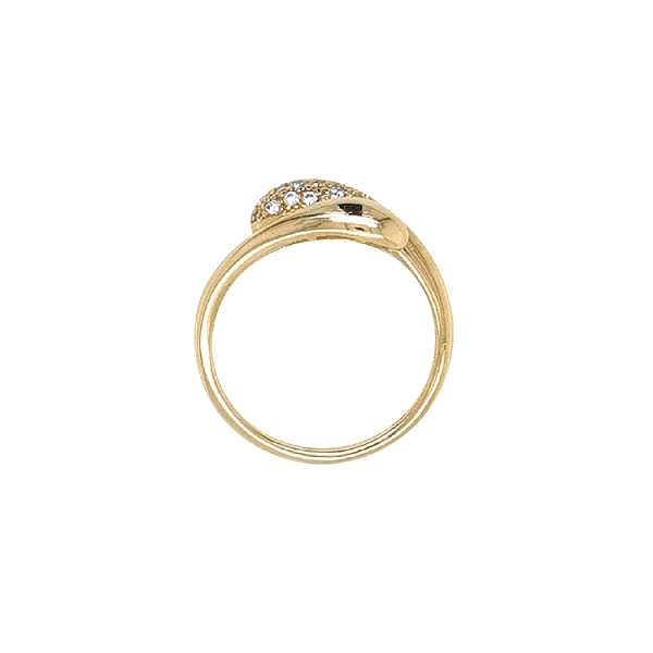 Nhẫn vàng đính đá zircon