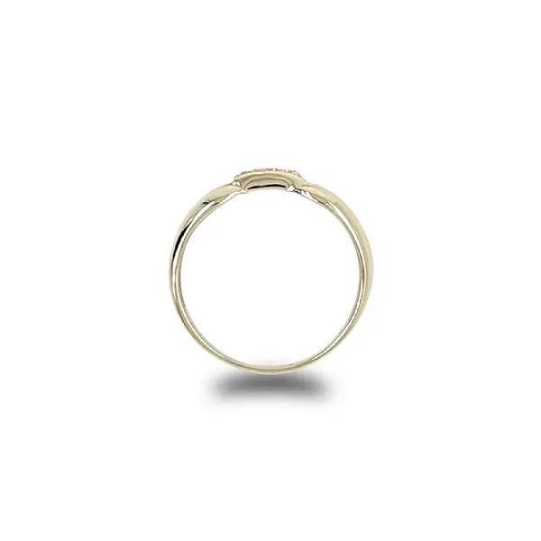 Nhẫn vàng đính đá zircon