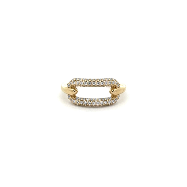 Nhẫn vàng đính đá zircon
