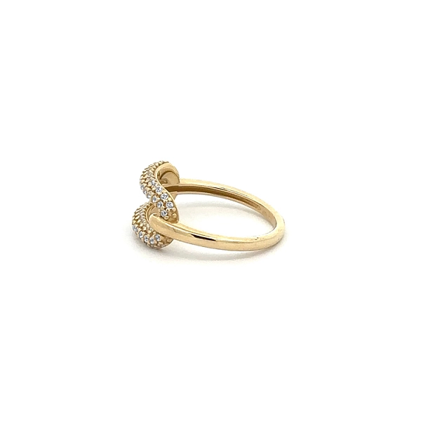 Nhẫn vàng đính đá zircon