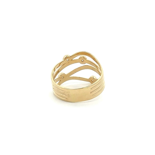 Nhẫn vàng đính đá zircon