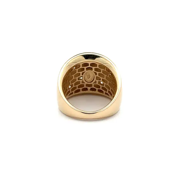 Nhẫn vàng đính đá zircon