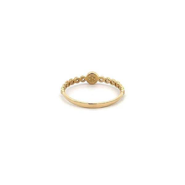 Nhẫn vàng đính đá zircon