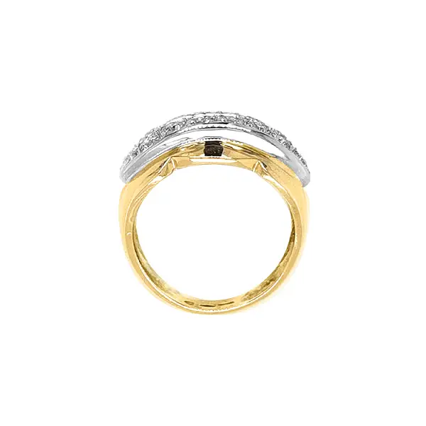 Nhẫn vàng kết hợp với Zirkoy