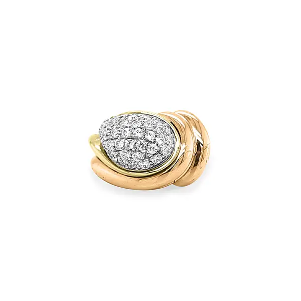 Nhẫn vàng đính đá zircon