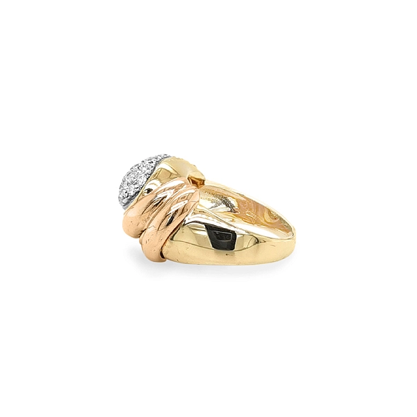 Nhẫn vàng đính đá zircon