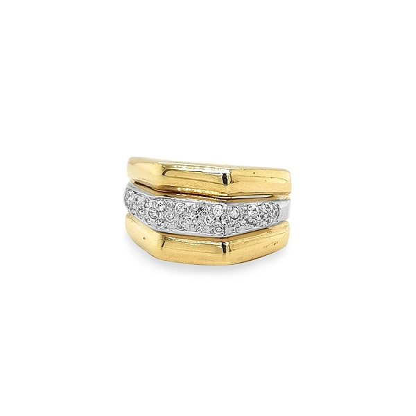 Nhẫn vàng đính đá zircon