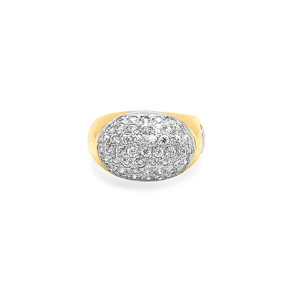 Nhẫn vàng kết hợp với đá zircon