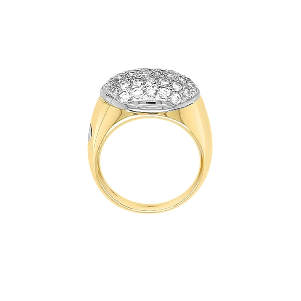 Nhẫn vàng kết hợp với đá zircon