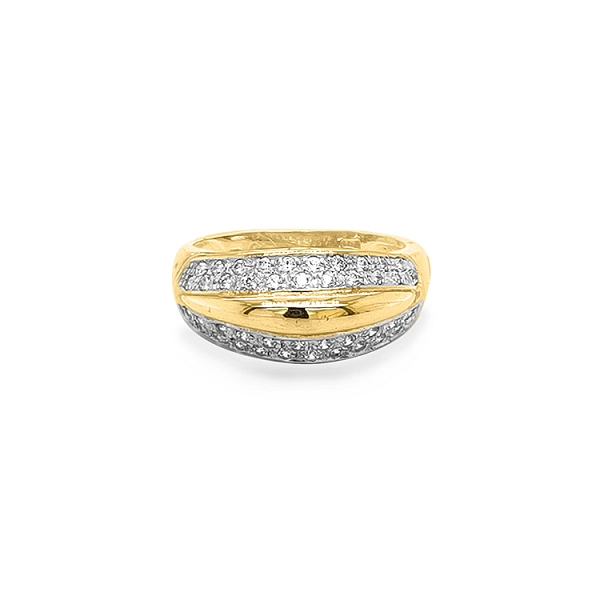 Nhẫn vàng đính đá zircon
