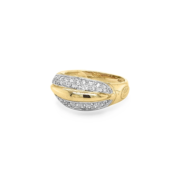 Nhẫn vàng đính đá zircon