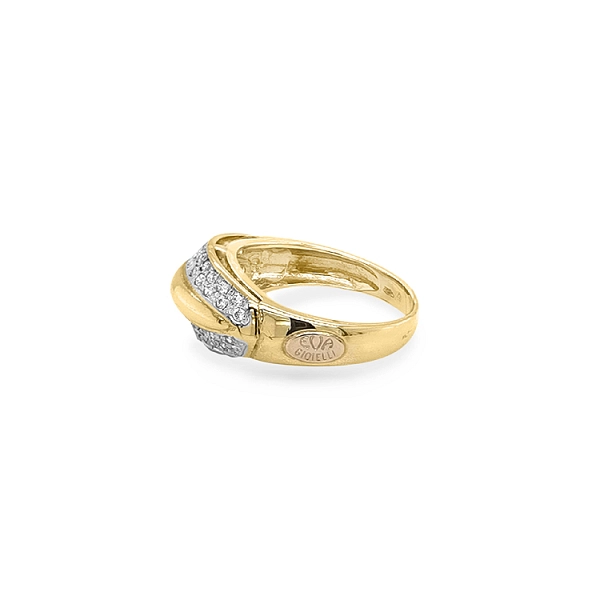 Nhẫn vàng đính đá zircon