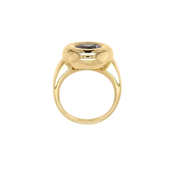 Nhẫn vàng cao cấp gắn thạch anh tím (Amethyst)