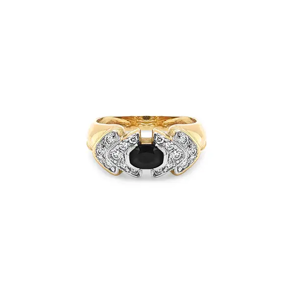 Nhẫn vàng đính đá zircon