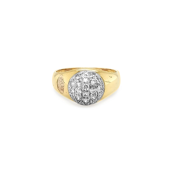 Nhẫn vàng đính đá zircon