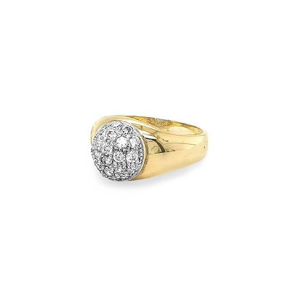 Nhẫn vàng đính đá zircon