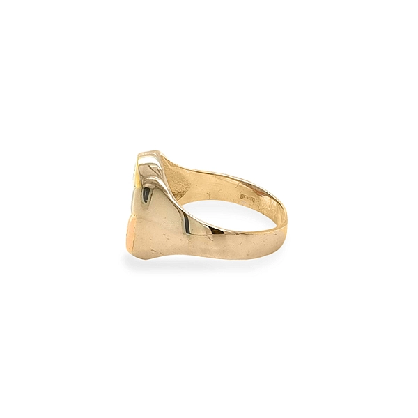 Nhẫn nam vàng với đá zircon