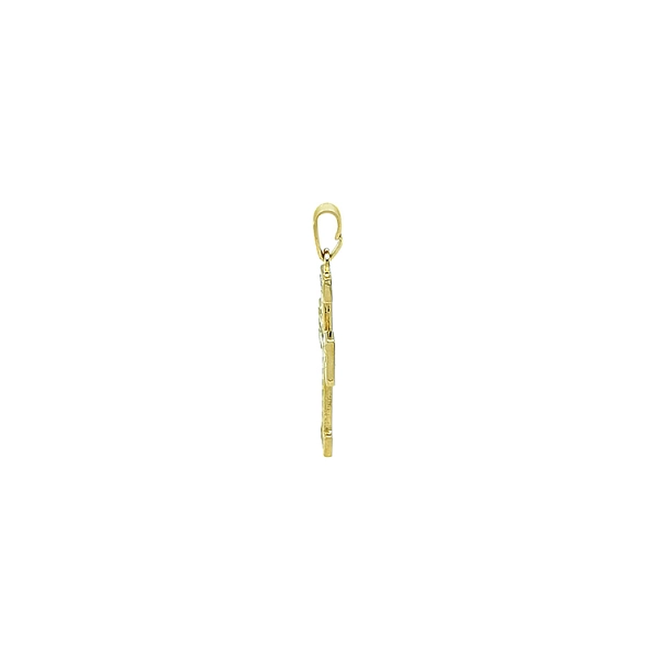 Mặt dây chuyền vàng đính đá zircon