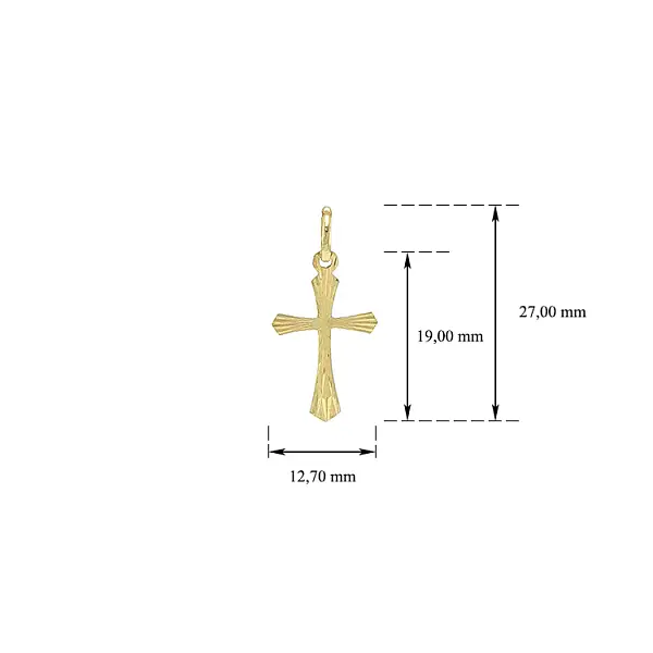 Mặt dây chuyền thánh giá vàng