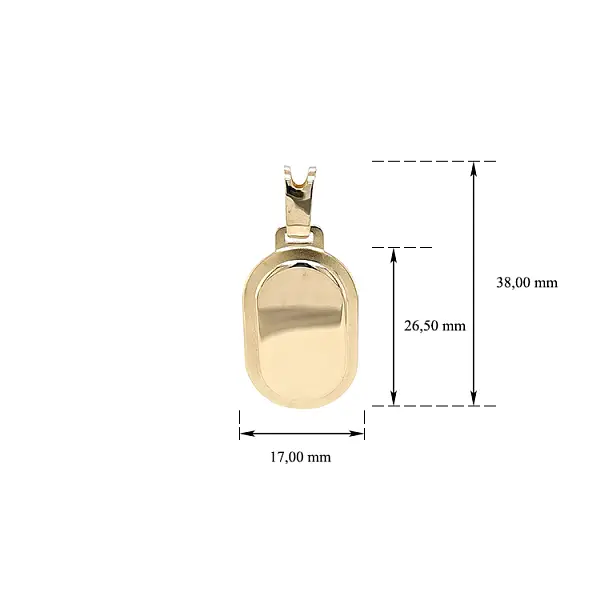 Bảng đeo vàng để khắc