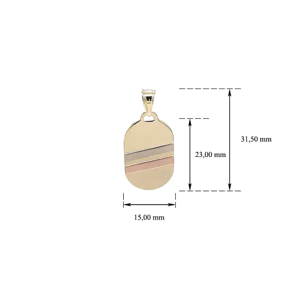 Bảng đeo vàng để khắc