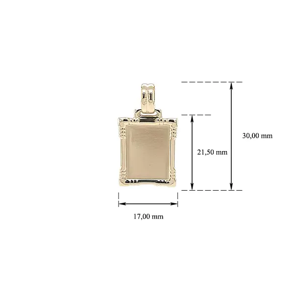 Bảng đeo vàng để khắc