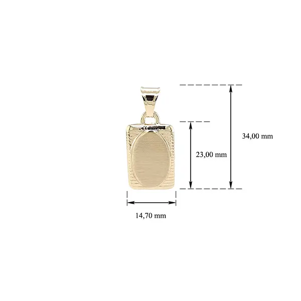 Bảng đeo vàng để khắc