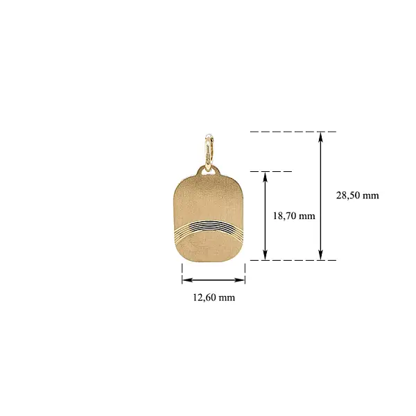 Bảng đeo vàng để khắc