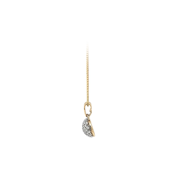 Mặt dây chuyền vàng đính đá zircon