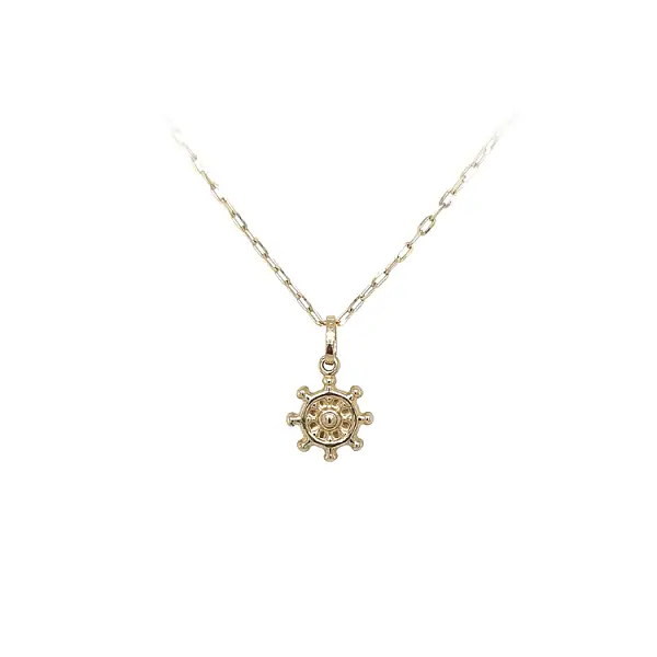 Mặt dây chuyền vàng hình bánh lái