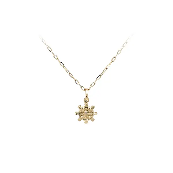 Mặt dây chuyền vàng hình bánh lái